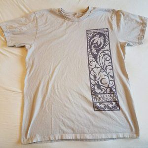 tan Circle Takes The Square hardcore band shirt M